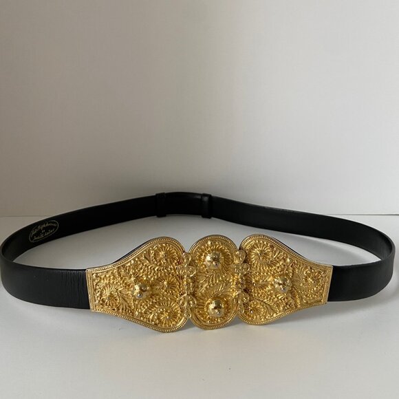 Judith Leiber Accessories - Judith Leiber Saks Fifth Ave - Leather Belt